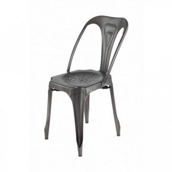 Chaise métal vieilli, Gamme indus