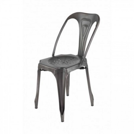 Chaise métal vieilli, Gamme indus