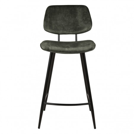 Chaise plan de travail velours verte foncée, Gamme lizzy