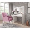 Coiffeuse 5 tiroirs avec miroir , Gamme lilla