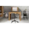 Coiffeuse en bois, 2 tiroirs, 1 miroir, Gamme limassol