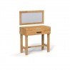 Coiffeuse en chêne, 1 tiroir, 1 miroir, Gamme atala