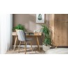 Coiffeuse en bois, 2 tiroirs, 1 niche, 1 miroir relevable, Gamme benidorm