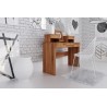 Coiffeuse en hêtre, 5 tiroirs, 1 miroir, Gamme lancy