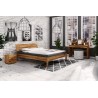 Coiffeuse en hêtre, 5 tiroirs, 1 miroir, Gamme lancy