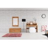 Coiffeuse en hêtre, 5 tiroirs, 1 miroir, Gamme lancy