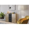 Commode contemporaine 2 portes 4 tiroirs , Gamme arte