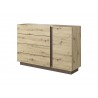 Commode 4 tiroirs et 1 porte , Gamme siena