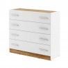 Commode contemporaine 4 tiroirs, Gamme moore