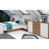 Commode en bois, 4 tiroirs, 2 portes, Gamme davos