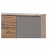 Commode en bois, 4 tiroirs, 2 portes, Gamme davos
