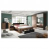 Commode en bois, 4 tiroirs, 2 portes, Gamme morat