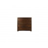 Commode en hêtre, 4 tiroirs, Gamme carouge