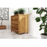 Commode en hêtre, 4 tiroirs, Gamme carouge