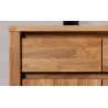 Commode en hêtre, 3 portes, 3 tiroirs, Gamme carouge