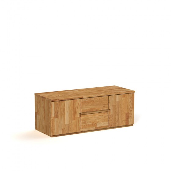 Commode en hêtre, 2 portes, 2 tiroirs, Gamme lancy