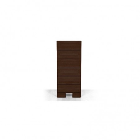 Commode haute en hêtre, 6 tiroirs, Gamme burgos