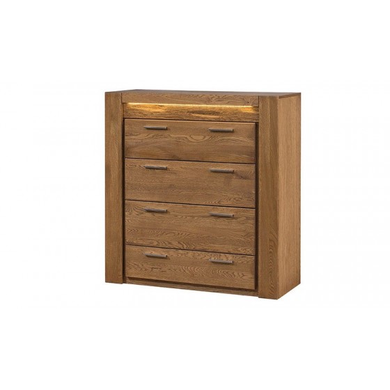 Commode en mindi, 4 tiroirs, Gamme boston