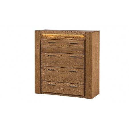 Commode en mindi, 4 tiroirs, Gamme boston