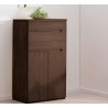 Commode en hêtre, 3 tiroirs, 2 portes, Gamme lancy