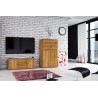 Commode en hêtre, 3 tiroirs, 2 portes, Gamme lancy