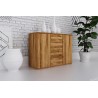 Commode en hêtre, 4 tiroirs centraux, 2 portes, Gamme lancy