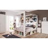 Commode en bois, 5 tiroirs, Gamme rimini