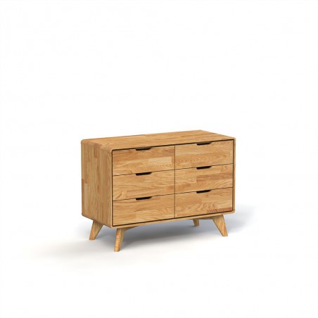 Commode en chêne, 6 tiroirs, Gamme zermatt