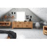 Commode en chêne, 4 portes, 4 tiroirs, Gamme limassol