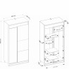 Commode comtemporaine avec led , Gamme sven