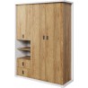 ARMOIRE DRESSING DESIGN 3 PORTES 2 TIROIRS  ? GAMME VITA