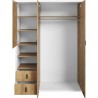 ARMOIRE DRESSING DESIGN 3 PORTES 2 TIROIRS  ? GAMME VITA