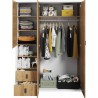 ARMOIRE DRESSING DESIGN 3 PORTES 2 TIROIRS  ? GAMME VITA