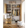 ARMOIRE DRESSING DESIGN 3 PORTES 2 TIROIRS  ? GAMME VITA