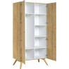 Dressing en chêne, 2 portes avec penderie, Gamme benidorm