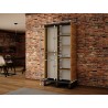 Armoire dressing,  2 portes, 2 penderies et 5 niches,  Gamme RICCIANO_V1