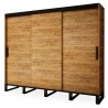 Armoire dressing,  2 penderies et 10 niches,  Gamme RICCIANO