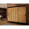 Armoire dressing,  3 portes, 2 penderies, 10 niches et 3 miroirs,  Gamme RICCIANO_Y