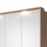 Armoire-dressing 3 portes et 3 tiroirs avec led , Gamme nevada