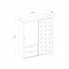 Armoire dressing  2 portes coulissantes , Gamme concept