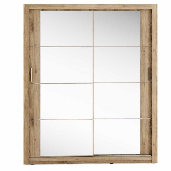 Armoire dressing  2 portes coulissantes avec miroirs , Gamme concept