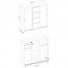 Armoire dressing 3 portes coulissantes, Gamme moore