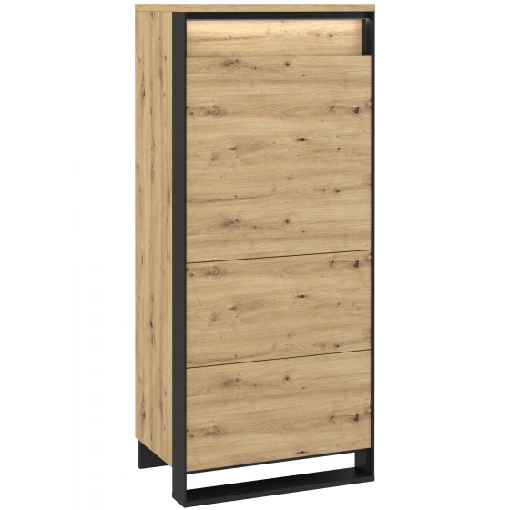 Armoire 1 porte basse avec led , Gamme sven