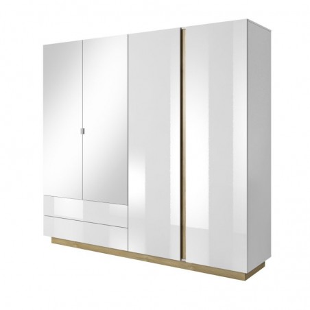 Armoire dressing 4 portes 2 tiroirs , Gamme siena