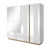 Armoire dressing 4 portes 2 tiroirs , Gamme siena