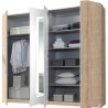 Armoire dressing contemporaine 4 portes , Gamme arte