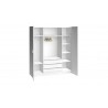 Dressing en bois, 4 portes, Gamme rimini