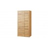 Dressing en bois et chêne, 2 portes, Gamme naples