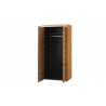 Dressing en bois et chêne, 2 portes, Gamme naples