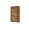 Dressing en chêne et mdf, 2 portes avec penderie, Gamme boston